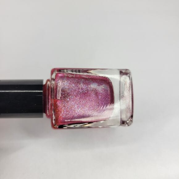 Cirque Nail Polish "Powwow" NEW Pink Glitter Shimmer Holo Iridescent Lacquer - Picture 4 of 8